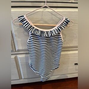 Adorable H & M navy and pink bathing suit